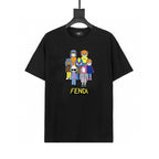 Fendi T-Shirt without Collar 'Black'