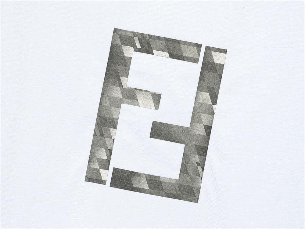Fendi T-Shirt without Collar 'White'