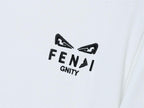 Fendi T-Shirt without Collar 'White & Black'