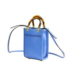 Fendi  Vitello King Plexiglass Logo Embossed Mini Fendi Sunshine Shopper Tote