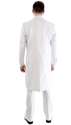 Ferrecci Men’s Regular Fit Peak Lapel White Tailcoat Tuxedo Set