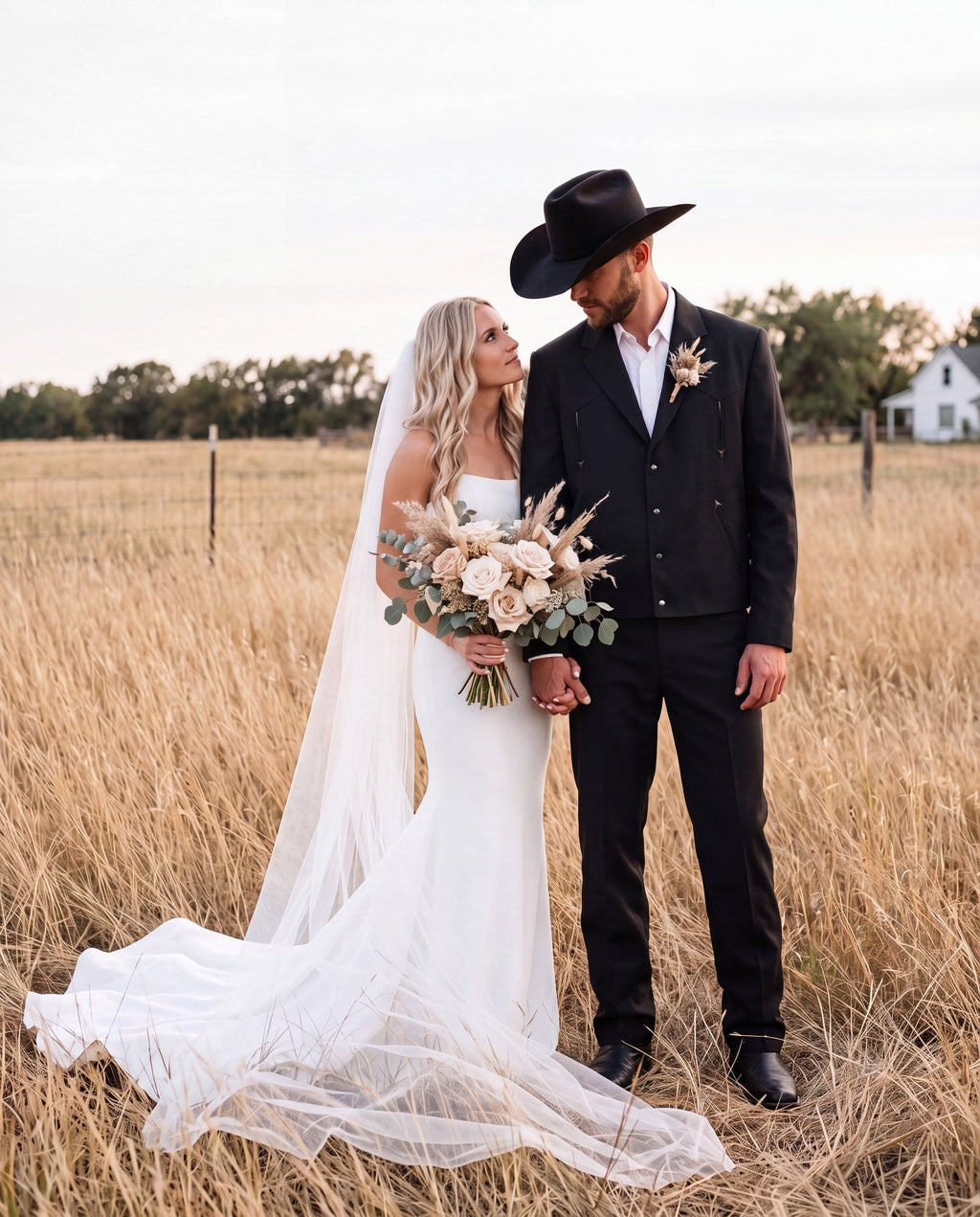 Men's Black Western Suit 2-Piece - Cowboy Suit with Western Yoke & Pearl Snaps