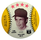 Lot of 10 - 1976 MSA Isaly's Discs Tom Seaver HOF New York Mets Gem Mint 153887