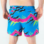 The Melted Popsicle // Retro Neon Ball Hammock® Pouch Swim Trunks