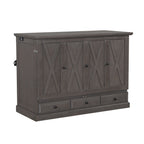 Solid Pine Murphy Bed Chest Cube Cabinet Bed
