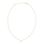 14K Yellow Gold Gemini Necklace