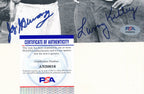 Larry Kelley/Jay Berwanger Signed 8x10 Magazine Photo 1935/36 Heisman PSA/DNA