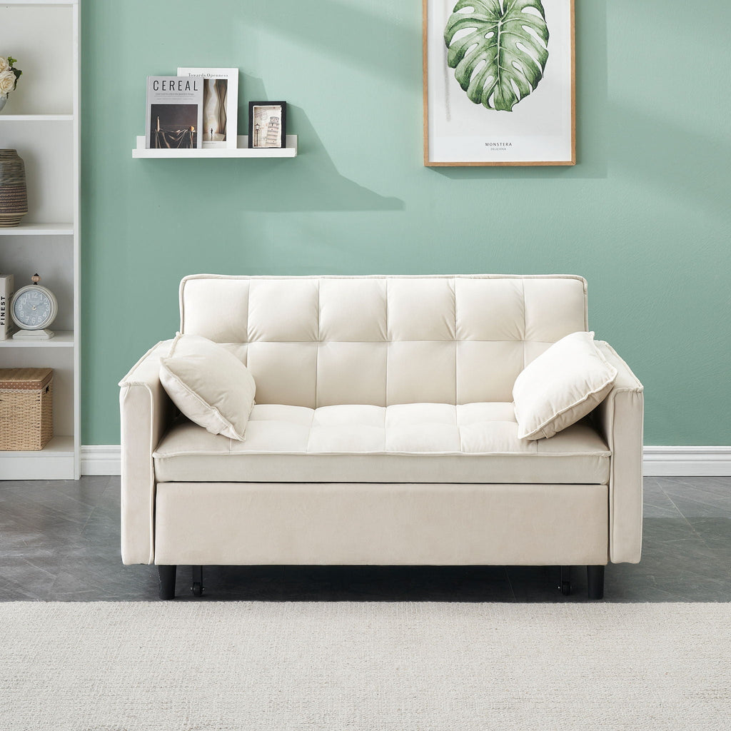 Sofa Bed With Pockets, 3 In 1 Convertible