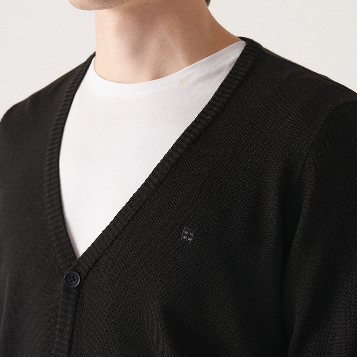 Button-Up Cardigan // Black