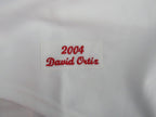 David Ortiz Autographed Mitchell & Ness 2004 WS Jersey Red Sox Beckett 177080