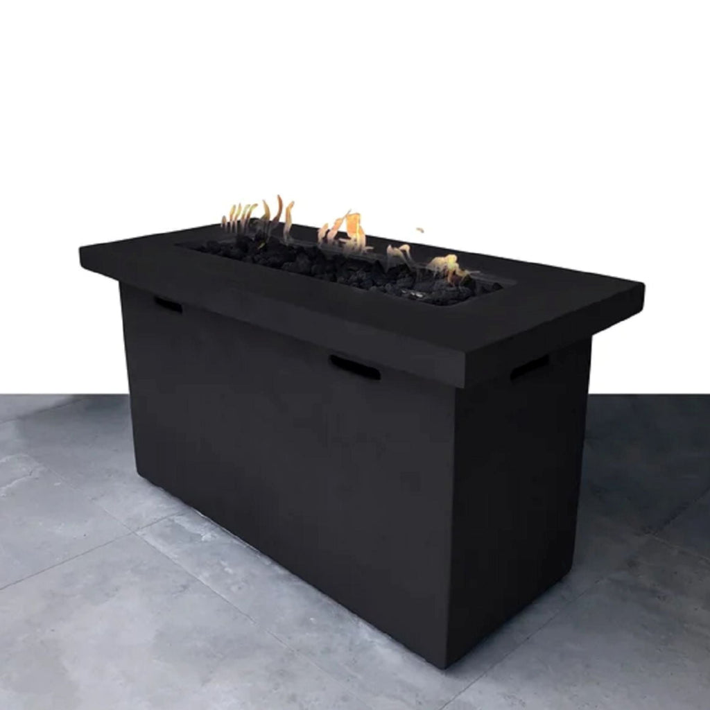 Reinforced Propane Outdoor Fire Pit Table - Charcoal