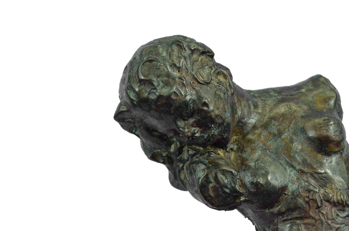 Abstract Modern Art Nude Female Torso by Famous French Artist Rodin Statue