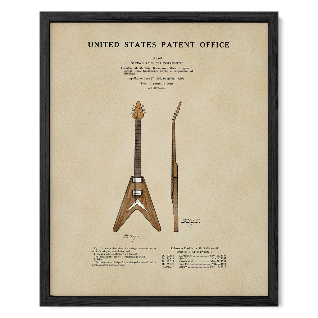 Brown V Electric Guitar (1958)