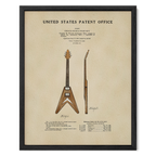 Brown V Electric Guitar (1958)
