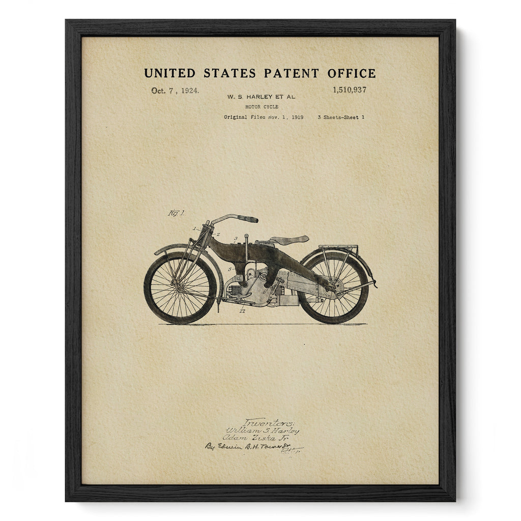 Black Motorcycle (1924)