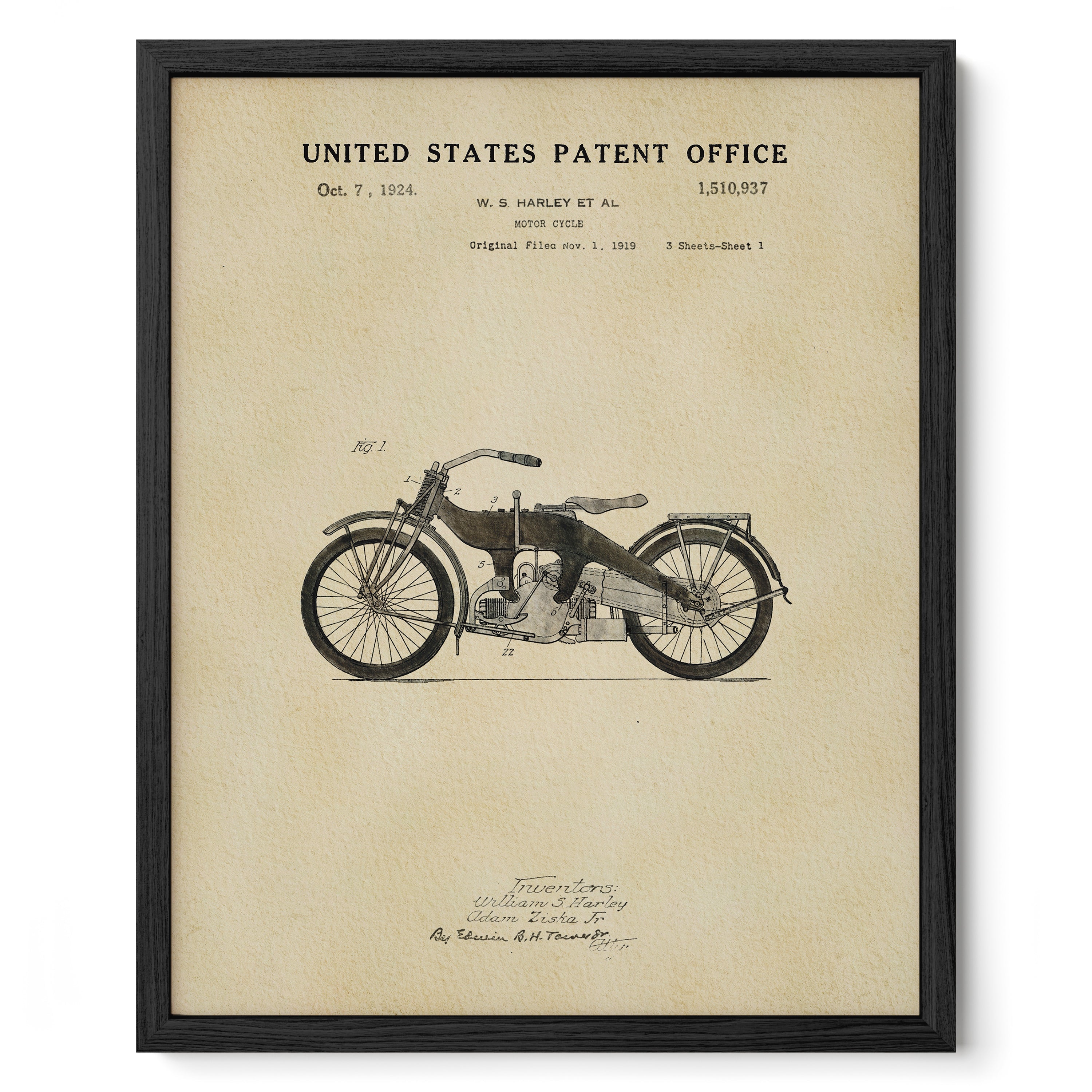Black Motorcycle (1924)