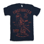 Firefighter Dept Men's Bamboo Viscose/Organic Cotton Short Sleeve Graphic T-Shirt