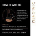 Alchemi Natural Argon Wine Preserver