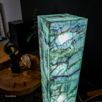 Fluorite Floor Lamp - Medium - 55"H x 11.5"W - Square - (12/19)