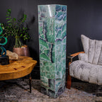 Fluorite Floor Lamp - Medium - 55"H x 11.5"W - Square - (12/19)