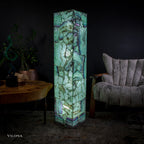 Fluorite Floor Lamp - Medium - 55"H x 11.5"W - Square - (12/19)