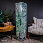 Fluorite Floor Lamp - Medium - 55"H x 11.5"W - Square - (12/19)