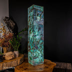 Fluorite Floor Lamp - Medium - 47.5"H x 10"W - Square - 2/19