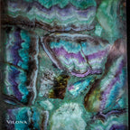 Fluorite Floor Lamp - Medium - 47.5"H x 10"W - Square - 2/19