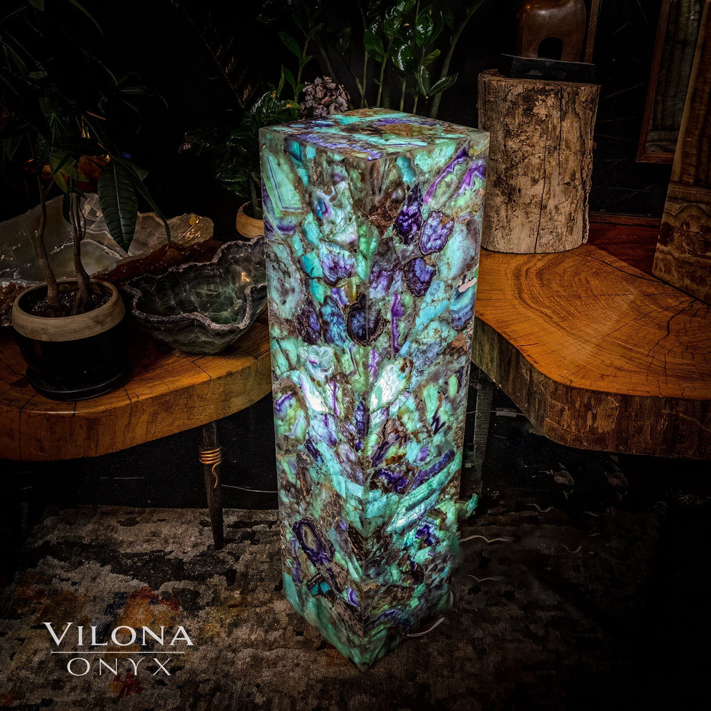 Fluorite Crystal Floor Lamp #5