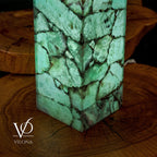 Fluorite Floor Lamp - Medium - 47.5"H x 10"W - Square - #7