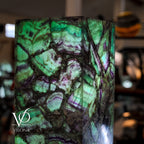 Fluorite Floor Lamp - Medium - 47.5"H x 10"W - Square - #7