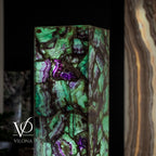 Fluorite Floor Lamp - Medium - 47.5"H x 10"W - Square - #7
