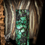 Fluorite Floor Lamp - Medium - 43.5"H x 10"W - Square - #8