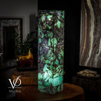Fluorite Floor Lamp - Medium - 43.5"H x 10"W - Square - #8
