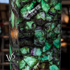 Fluorite Floor Lamp - Medium - 43.5"H x 10"W - Square - #8
