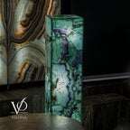 Fluorite Floor Lamp - Medium - 47.5"H x 10"W - Square - #9