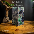 Fluorite Crystal Table Lamp #1 (Miniature Size)