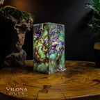 Fluorite Crystal Table Lamp #10 (Miniature Size)