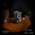 Fluorite Crystal Table Lamp #11 (Miniature Size)