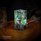 Fluorite Crystal Table Lamp #11 (Miniature Size)