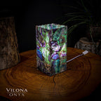 Fluorite Crystal Table Lamp #11 (Miniature Size)