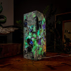 Fluorite Crystal Table Lamp #2 (Small Size)