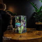 Fluorite Crystal Table Lamp #3 (Miniature Size)