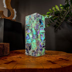 Fluorite Crystal Table Lamp #3 (Small Size)