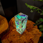 Fluorite Crystal Table Lamp #3 (Small Size)