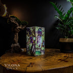 Fluorite Crystal Table Lamp #6 (Miniature Size)
