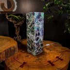 Fluorite Crystal Table Lamp #7 (Small Size)