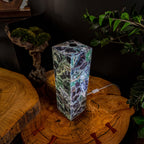 Fluorite Crystal Table Lamp #7 (Small Size)