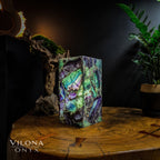 Fluorite Crystal Table Lamp #9 (Miniature Size)