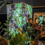 Fluorite Crystal Table Lamp (Medium Size) #1